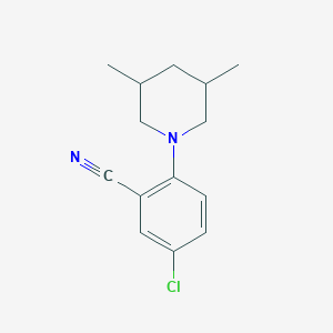 5-Chloro-2-(3,5-dimethyl-piperidin-1-yl)-benzonitrile
