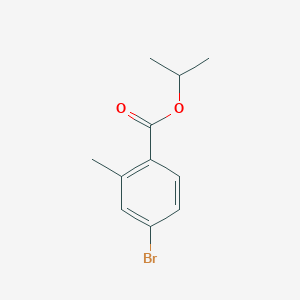 molecular formula C11H13BrO2 B8524414 4-Bromo-2-methyl-benzoic acid isopropyl ester 