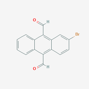 2-Bromoanthracene-9,10-dicarbaldehyde