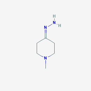 molecular formula C6H13N3 B8524428 (1-Methyl-piperidin-4-ylidene)-hydrazine 