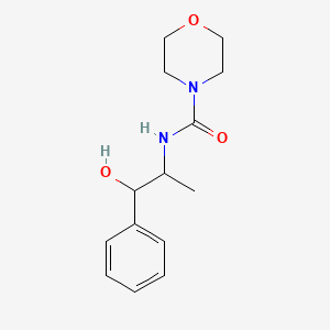 B8524444 N-(1-Hydroxy-1-phenylpropan-2-yl)morpholine-4-carboxamide CAS No. 64920-78-1