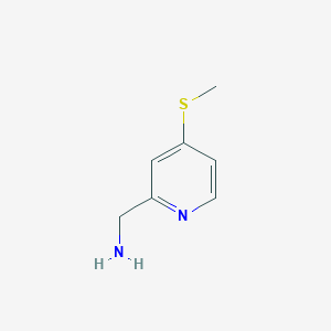 molecular formula C7H10N2S B8524461 2-(Aminomethyl)-4-methylthiopyridine 