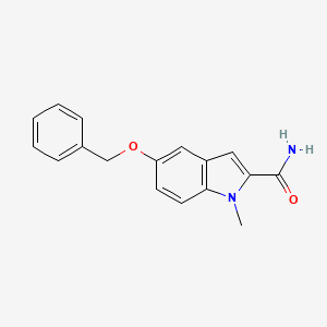 1-methyl-2-carbamoyl-5-benzyloxy-1H-indole