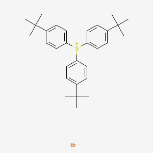 molecular formula C30H39BrS B8524609 Tris(4-tert-butylphenyl)sulfanium bromide CAS No. 469912-73-0