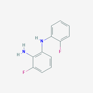 molecular formula C12H10F2N2 B8524622 3-fluoro-N1-(2-fluorophenyl)benzene-1,2-diamine 