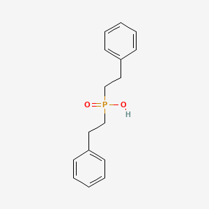 molecular formula C16H19O2P B8524640 Bis(2-phenylethyl)phosphinic acid CAS No. 14561-21-8