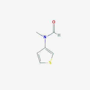 molecular formula C6H7NOS B8524679 N-(3-Thienyl)-N-methylformamide 