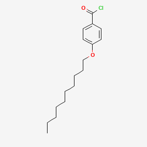 molecular formula C17H25ClO2 B8524687 4-Decyloxybenzoyl chloride CAS No. 50625-44-0