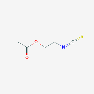 molecular formula C5H7NO2S B8524719 2-Acetoxyethyl isothiocyanate 