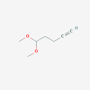 molecular formula C7H12O2 B8524723 1,1-Dimethoxy-4-pentyne 