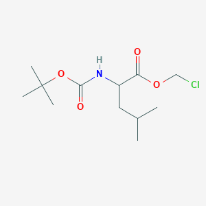 Chloromethyl 2-{[(tert-butoxy)carbonyl]amino}-4-methylpentanoate