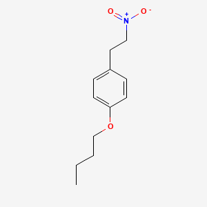 molecular formula C12H17NO3 B8524846 1-Butoxy-4-(2-nitro-ethyl)-benzene 