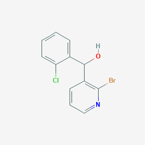 molecular formula C12H9BrClNO B8524882 (2-Bromo-pyridin-3-yl)-(2-chlorophenyl)-methanol CAS No. 622372-79-6