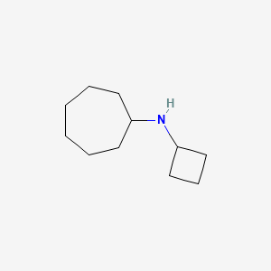 molecular formula C11H21N B8524935 Cycloheptyl-cyclobutylamine 