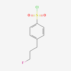 molecular formula C9H10ClFO2S B8524944 4-(3-Fluoropropyl)-benzenesulfonyl chloride CAS No. 883146-04-1