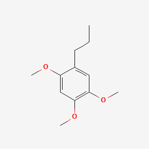 molecular formula C12H18O3 B8524994 Benzene, 1,2,4-trimethoxy-5-propyl- CAS No. 6906-65-6
