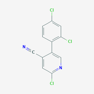 2-Chloro-5-(2,4-dichloro-phenyl)-isonicotinonitrile