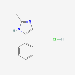 molecular formula C10H11ClN2 B8525041 2-Methyl-4-phenyl-1H-imidazole hydrochloride 