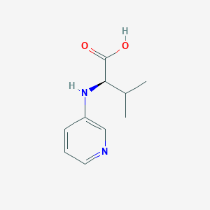 molecular formula C10H14N2O2 B8525046 Pyridin-3-YL-D-valine 