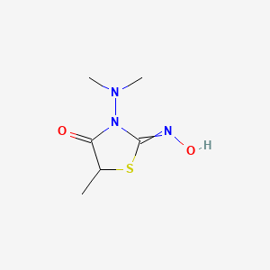 3-(Dimethylamino)-2-(hydroxyimino)-5-methyl-1,3-thiazolidin-4-one