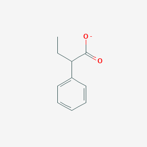 molecular formula C10H11O2- B8525191 2-Phenylbutanoate 