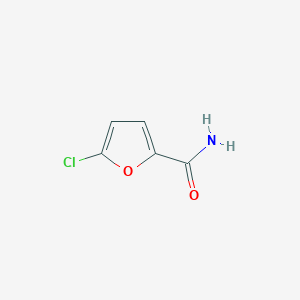 molecular formula C5H4ClNO2 B8525359 5-Chloro-2-furancarboxamide 