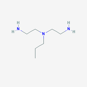 molecular formula C7H19N3 B8525370 N-(2-aminoethyl)-N-propyl-1,2-ethanediamine 
