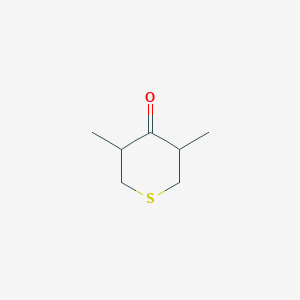 molecular formula C7H12OS B8525411 3,5-Dimethyltetrahydrothiopyran-4-one 