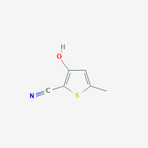 molecular formula C6H5NOS B8525418 2-Cyano-3-hydroxy-5-methyl-thiophene 