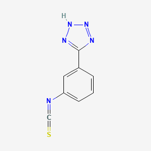 molecular formula C8H5N5S B8525481 5-(3-isothiocyanatophenyl)-1H-tetrazole 