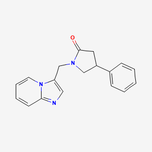 2-Pyrrolidinone,1-(imidazo[1,2-a]pyridin-3-ylmethyl)-4-phenyl-