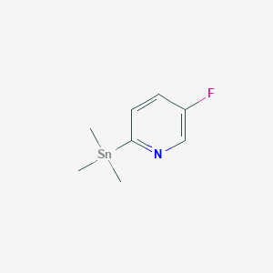 molecular formula C8H12FNSn B8525504 5-Fluoro-2-(trimethylstannyl)pyridine 