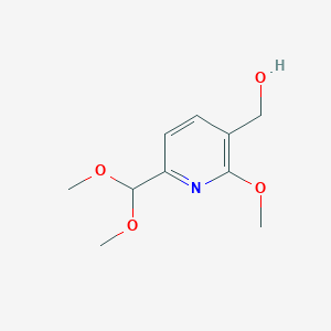 [6-(Dimethoxymethyl)-2-methoxypyridin-3-yl]methanol