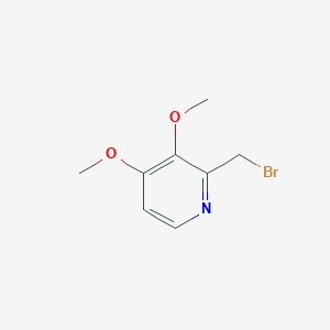 molecular formula C8H10BrNO2 B8525555 2-Bromomethyl-3,4-dimethoxypyridine 