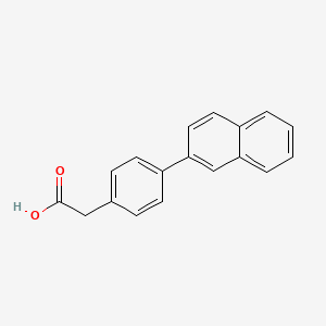 molecular formula C18H14O2 B8525573 2-(4-(Naphthalen-2-yl)phenyl)acetic acid 