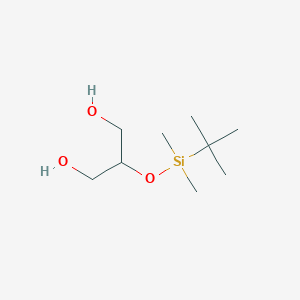 molecular formula C9H22O3Si B8525607 1,3-Propanediol, 2-[[(1,1-dimethylethyl)dimethylsilyl]oxy]- CAS No. 56176-76-2