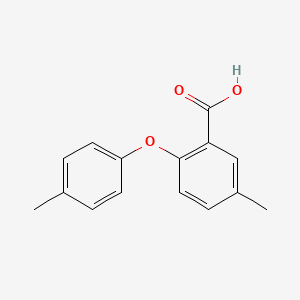 molecular formula C15H14O3 B8525668 2-(4-Methylphenoxy)-5-methyl-benzoic acid 