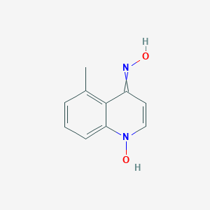 B085257 4-(Hydroxyamino)-5-methylquinoline 1-oxide CAS No. 13442-07-4