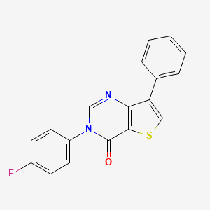 3-(4-Fluorophenyl)-7-phenylthieno[3,2-d]pyrimidin-4(3H)-one