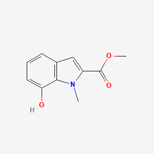 molecular formula C11H11NO3 B8525748 Methyl 7-hydroxy-1-methyl-2-indolecarboxylate CAS No. 167479-17-6
