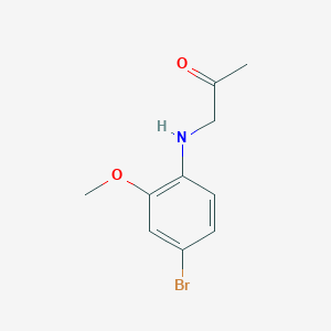 1-(4-Bromo-2-methoxyphenyl)aminopropan-2-one