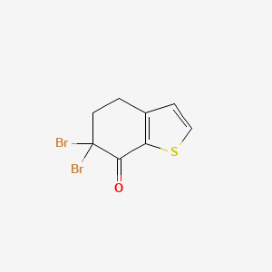 6,6-dibromo-5,6-dihydro-4H-benzothiophen-7-one