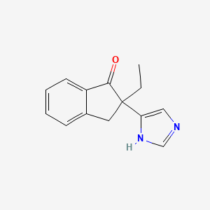 2-ethyl-2-(1H-imidazol-4-yl)-1-indanone