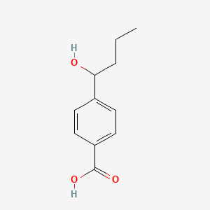 molecular formula C11H14O3 B8526024 4-(1-Hydroxybutyl)benzoic acid 