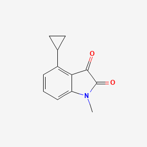 4-cyclopropyl-1-methyl-1H-indole-2,3-dione