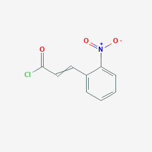 molecular formula C9H6ClNO3 B8526321 3-(2-Nitrophenyl)acryloyl chloride 