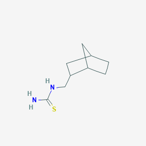 molecular formula C9H16N2S B8526366 1-(Bicyclo[2.2.1]heptan-2-ylmethyl)thiourea 