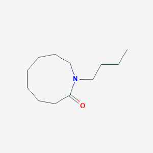 molecular formula C12H23NO B8526382 1-Butylazonan-2-one CAS No. 54805-34-4