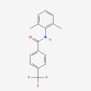 molecular formula C16H14F3NO B8526388 N-(2,6-dimethylphenyl)-4-(trifluoromethyl)benzamide 