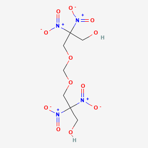 molecular formula C7H12N4O12 B8526390 3,3'-[Methylenebis(oxy)]bis(2,2-dinitropropan-1-ol) CAS No. 14674-58-9